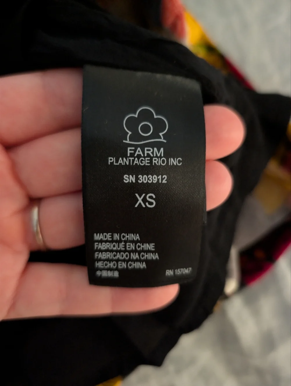 NWT Farm Rio Macaw Ballet Velvet Mini Dress - XS Long Sleeve Mock Neck - Picture 7 of 10